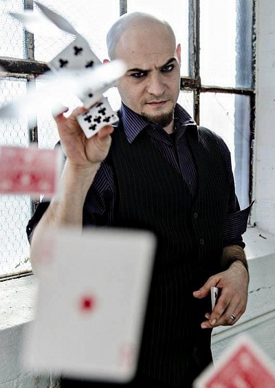 Magician cards magic illusion professional world United States America cruise agent casting