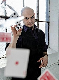 Card magic trick illusion best master for hire professional party event production year new American